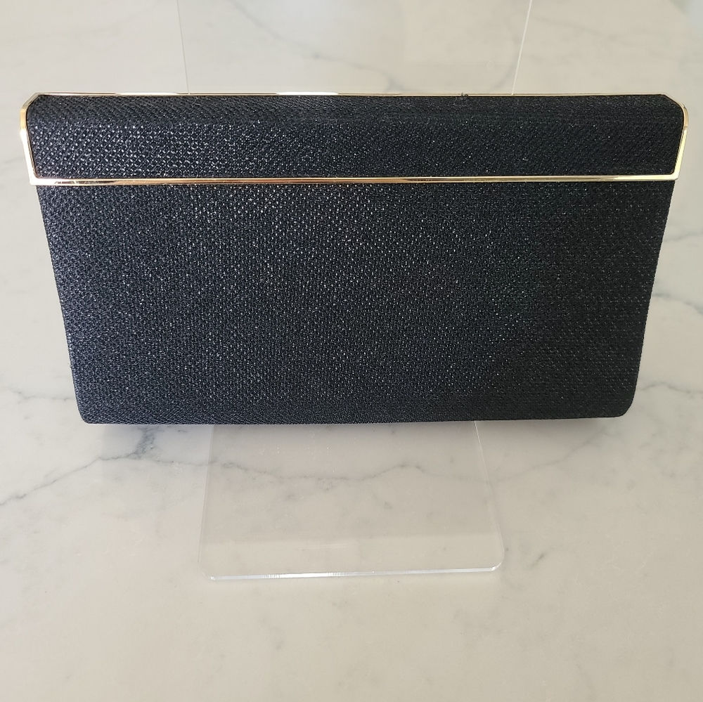 Jimmy Choo "Cayla" Black Beaded Clutch